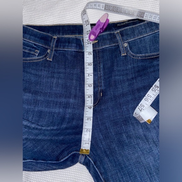 Women’s BANANA‎ REPUBLIC dark wash premium denim mid-rise skinny Jeans size 29 - Picture 4 of 15